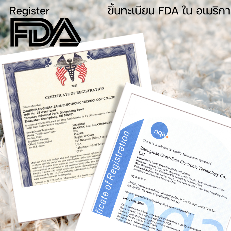 รูปใบรับรอง Great Ears WC-1